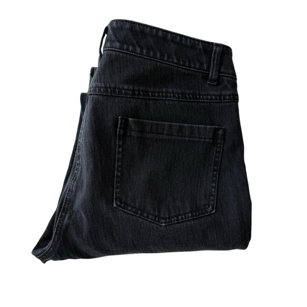 J. McLaughlin Black Mid Rise Stretch Straight Leg Jeans